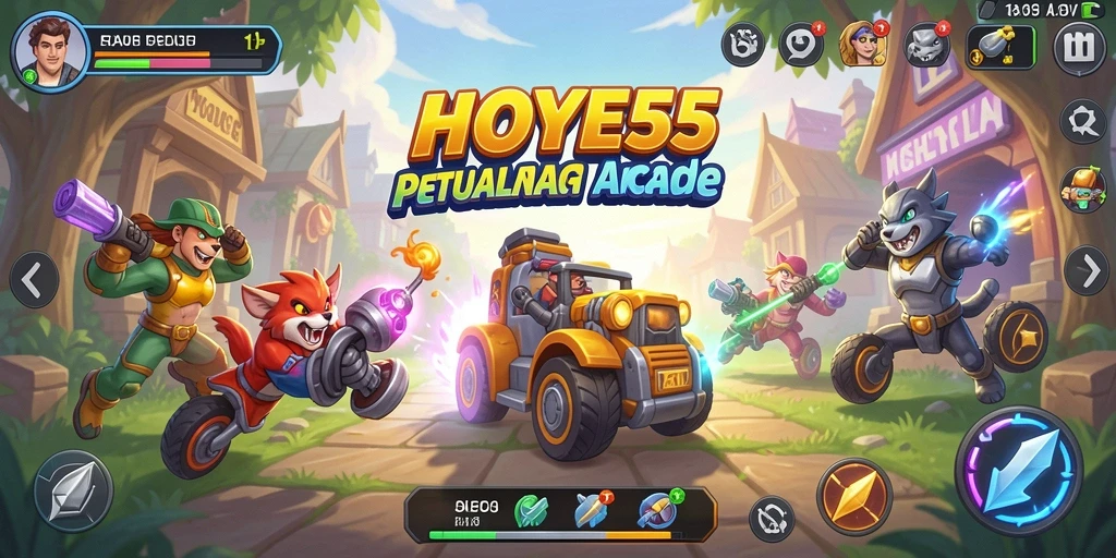Menampilkan gameplay seru dan penuh tantangan dari HOYE55.