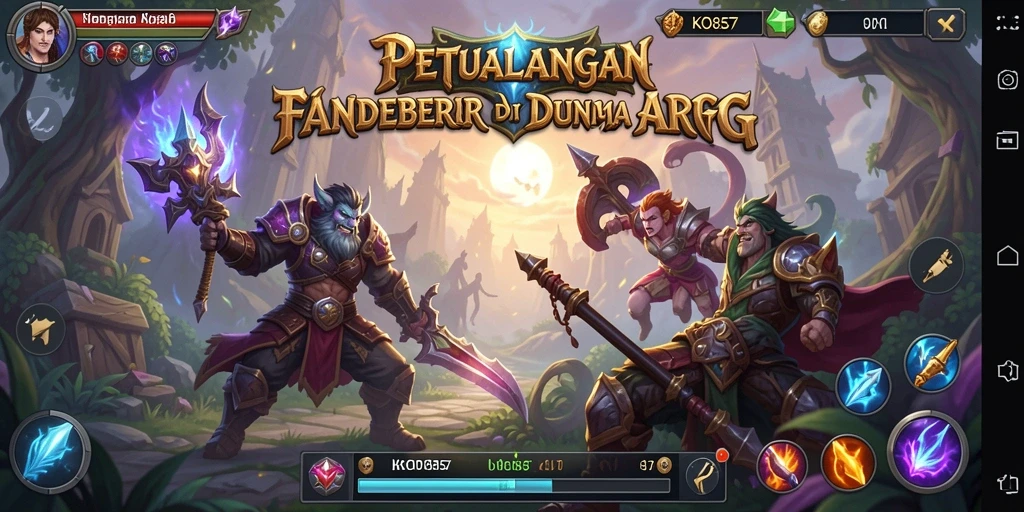 Tampilan gameplay KO857 yang menegangkan dan penuh aksi ARPG.