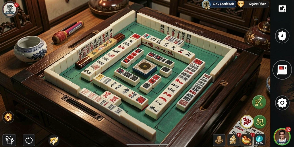 Gameplay seru dan grafis menarik dari game Mahjong OKJK.