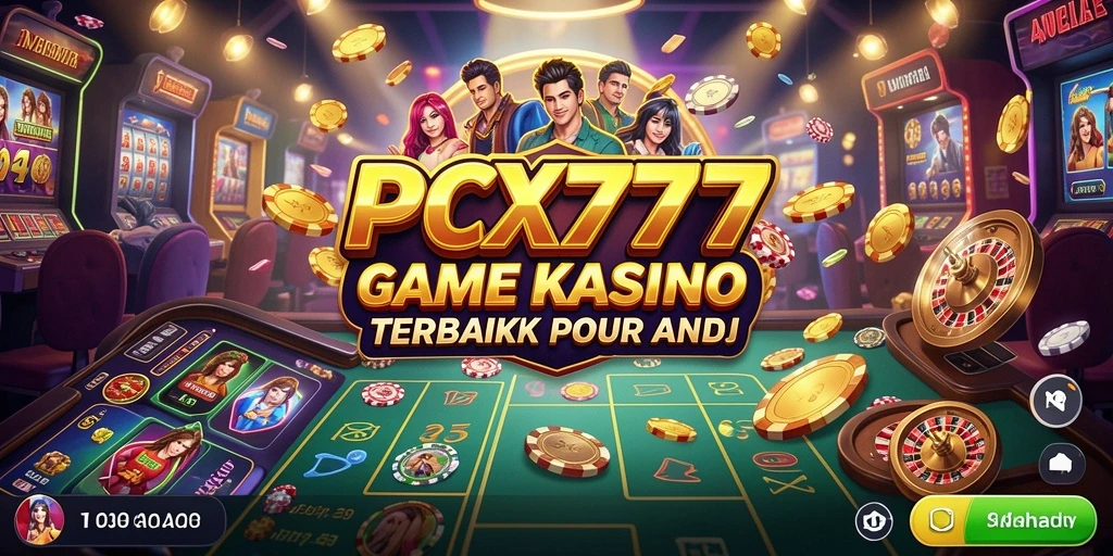 Tampilan gameplay menarik dari PCX777 yang penuh aksi Kasino.
