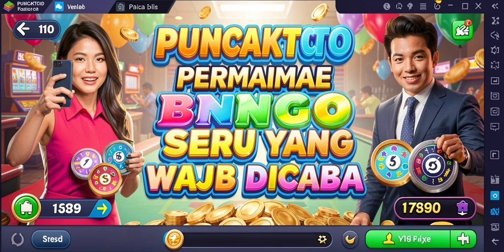 Screenshot gameplay PUNCAKTOTO yang menampilkan keseruan bermain Bingo.