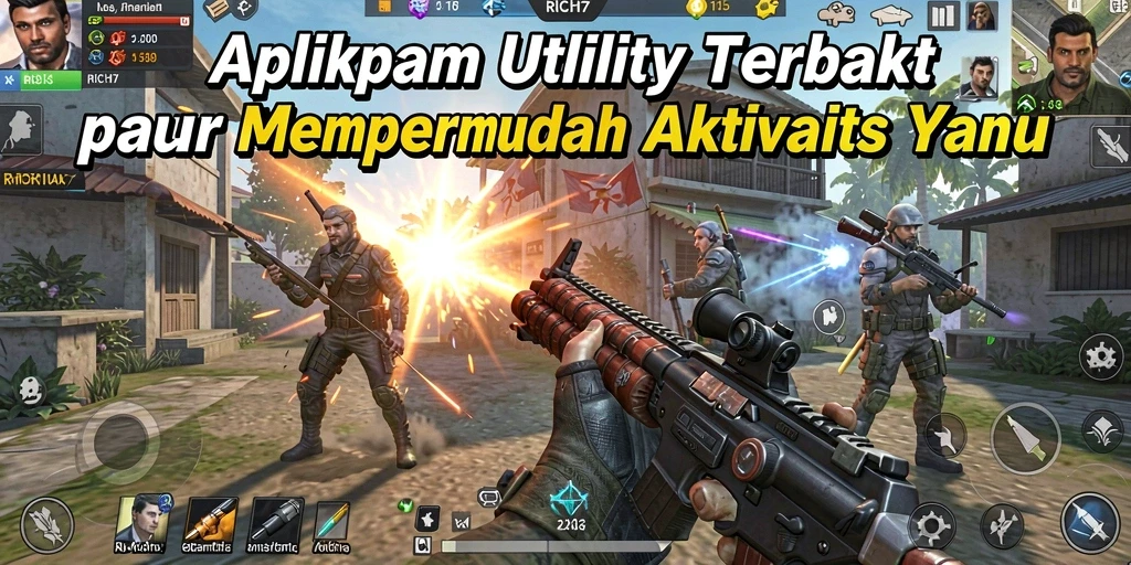 Screenshot utama RICH7 menunjukkan fitur pengingat yang intuitif.