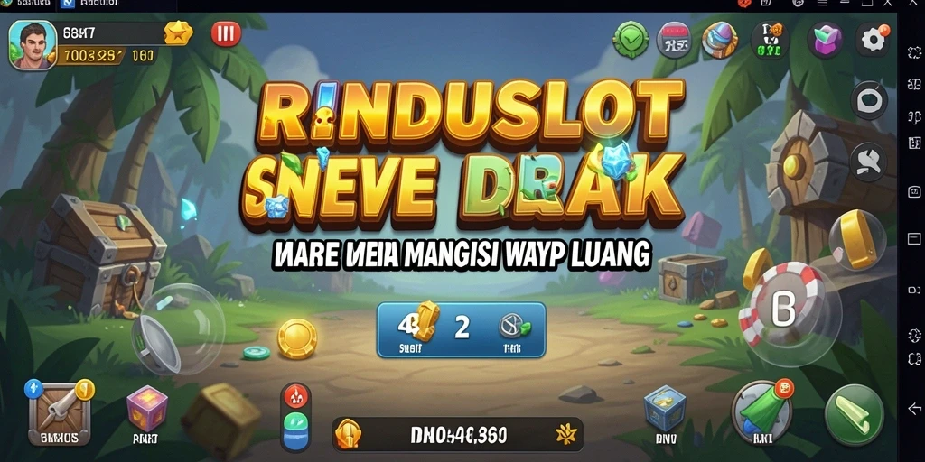 Tampilan gameplay RINDUSLOT yang menarik dan penuh warna.