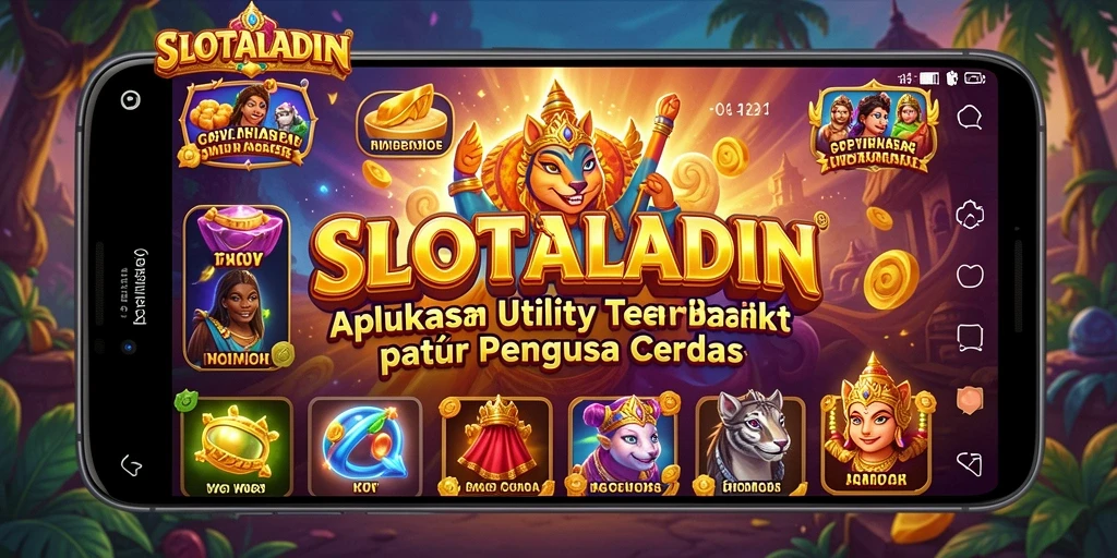 Tampilan antarmuka aplikasi SLOTALADIN dengan fitur Utility.