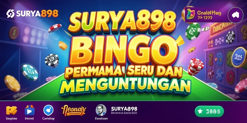 Tampilan gameplay menarik di SURYA898 dengan keseruan Bingo.